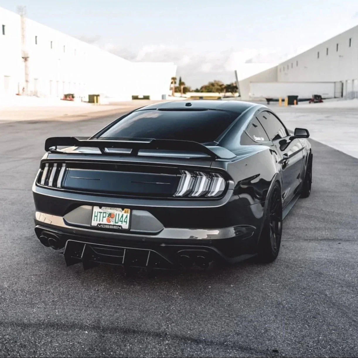 PP1 Wicker Bill for 2018–2023 Ford Mustang GT Performance Pack 1 (PP1) (Lexan)