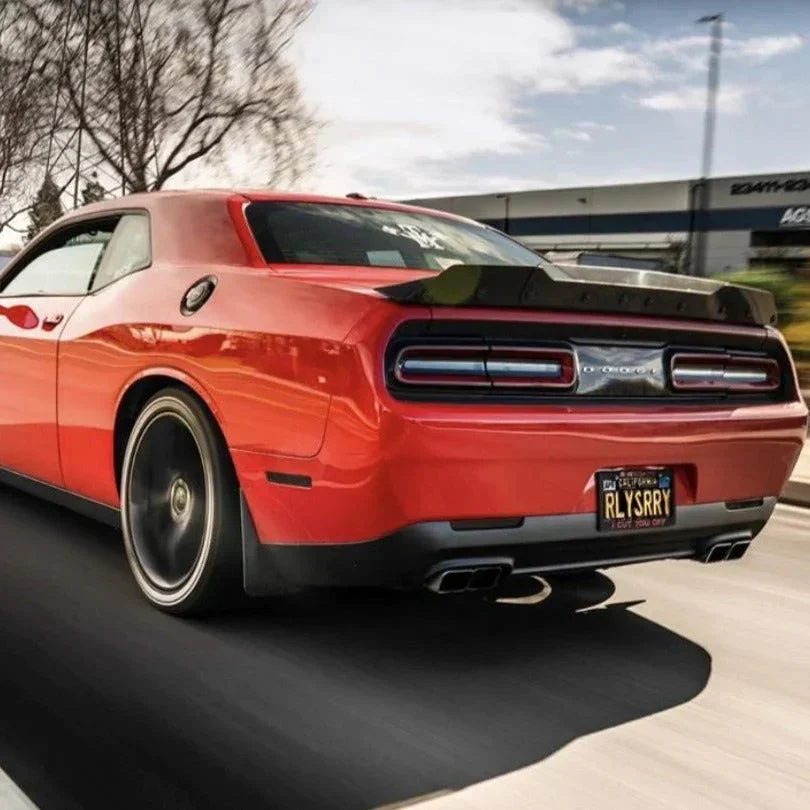 2009–2023 Dodge Challenger Wicker Bill w/ Camera Cutout | ZL1 Addons