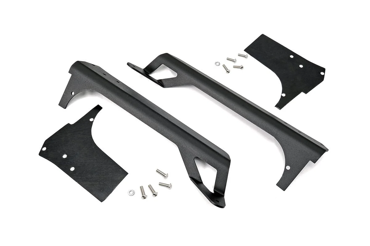 LED Light Mounts | Upper Windshield | 50" | Jeep Wrangler TJ (97-06)/Wrangler Unlimited (04-06)