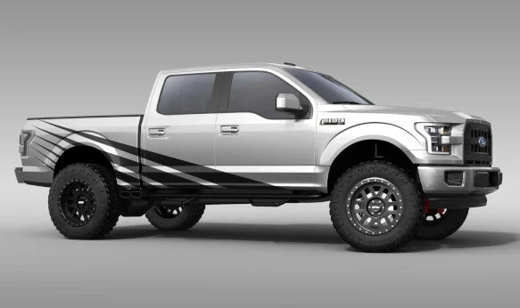 OG Innovations Rising Sun Graphics Jeep Satin Black