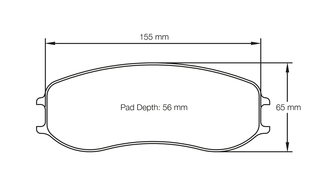 Pagid 4920 - Porsche 991 GT3 Cup / MR [22mm] Front