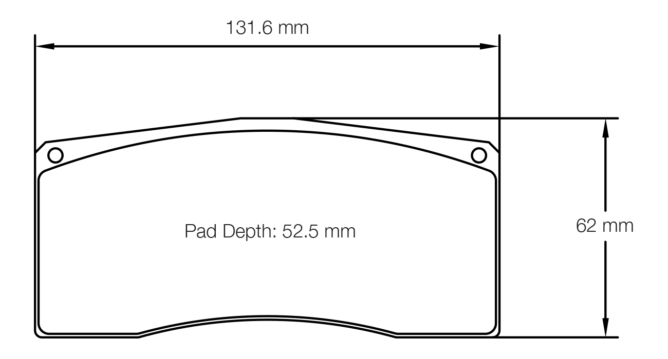 Pagid 8287 - Porsche 992 GT3 Cup Rear