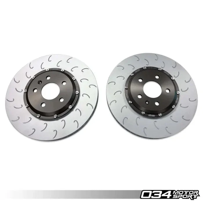 2-Piece Floating Front Brake Rotor Upgrade Kit for Audi B8/B8.5 S4/S5/Q5