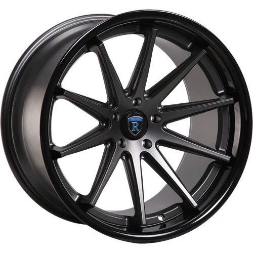 Rohana Wheels RC10 Matte Graphite w/ Gloss Black Lip 20x9 | 5x114.3 (RC102095114MG15)
