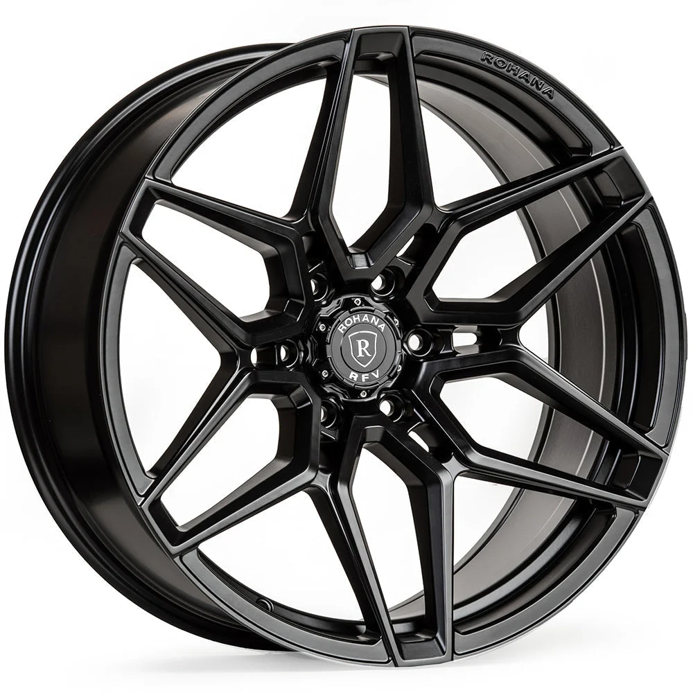 Rohana Wheels RFV2 Matte Black 22x9.5 | 6x135 (RFV222956135MB22)