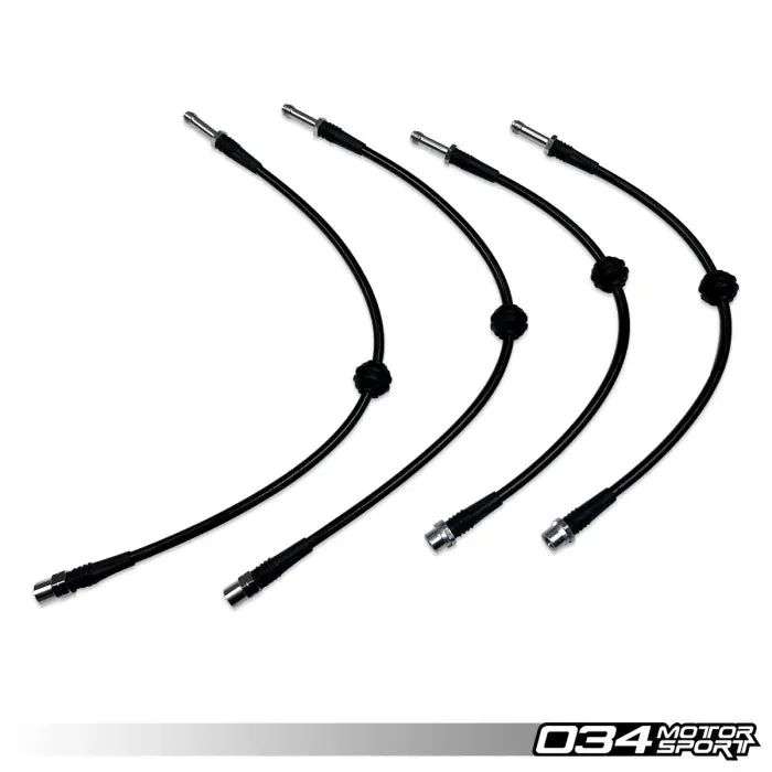 Stainless Steel Braided Brake Line Kit, B8/B8.5 Audi S4/S5
