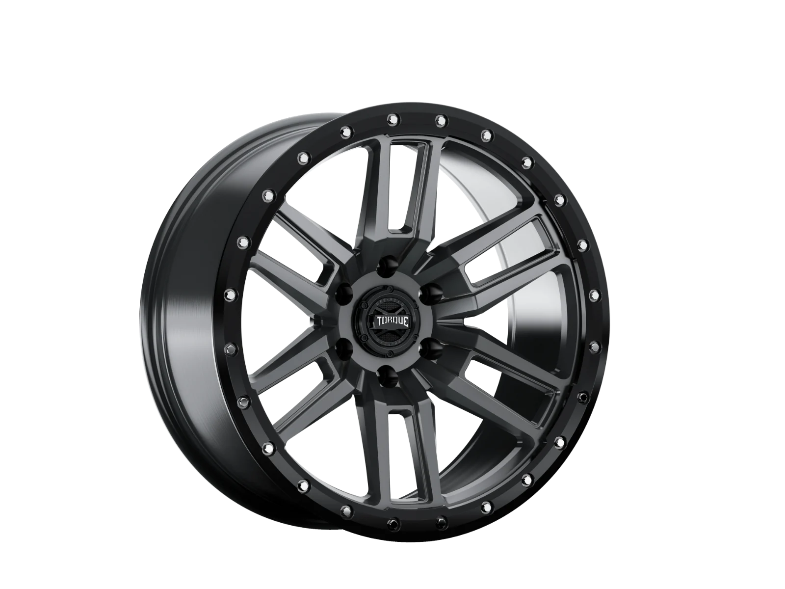 Torque Pritchett | Anthracite w/Black Lip | 20x9 | 6x5.5 | -12mm