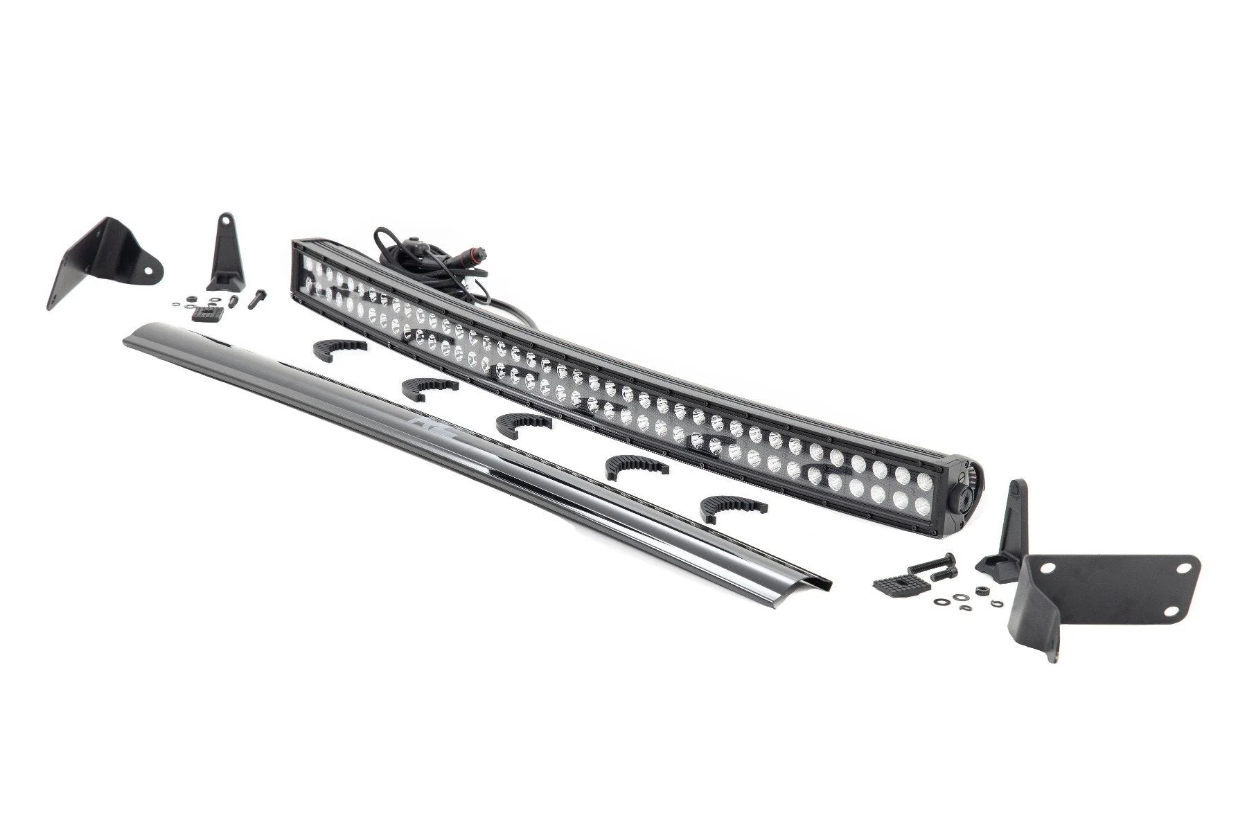 LED Light Kit | Bumper Mount | 40" Black Dual Row | Ram 2500/3500 4WD (11-18)