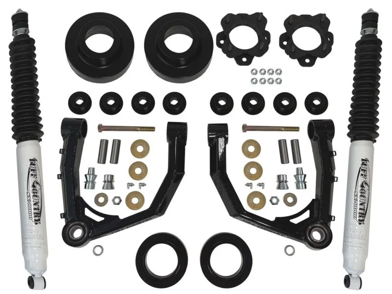 Tuff Country 2022+ Toyota Tundra / 2023+ Sequoia 3in Lift w/ Boxed Uni-Ball Control Arms & Shocks