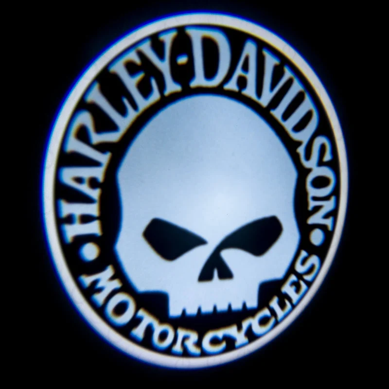 Oracle Door LED Projectors - Harley-Davidson Skull - Harley-Davidson Skull