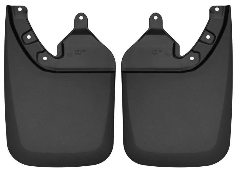 Husky Liners 2016 Toyota Tacoma w/ OE Fender Flares Custom Molded Rear Mud Guards - Black