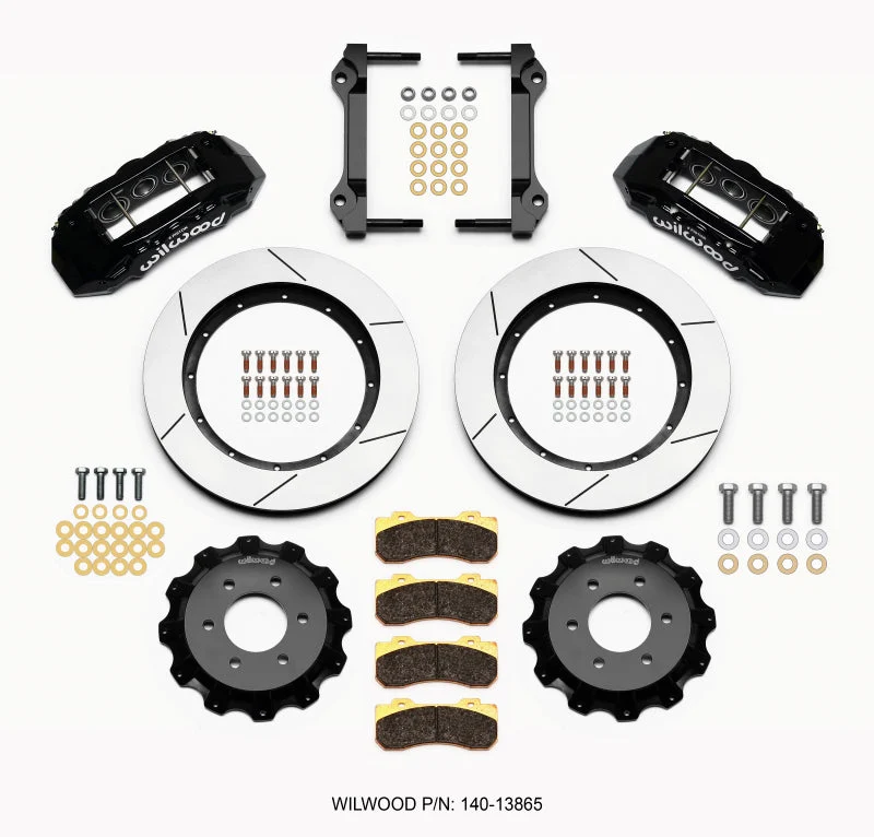 Wilwood TX6R Front Kit 15.50in Black 2010-Up Ford F150 (6 lug)
