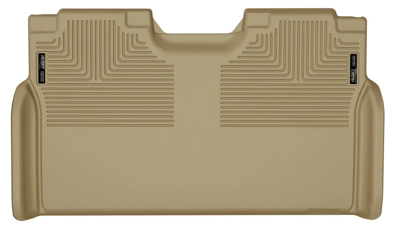 Husky Liners 15 Ford F-150 SuperCrew Cab WeatherBeater Tan 2nd Seat Floor Liner