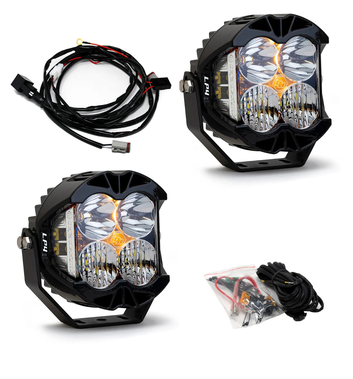 LP4 PRO SERIES White LED DRIVING COMBO LIGHT - PAIR - 297803