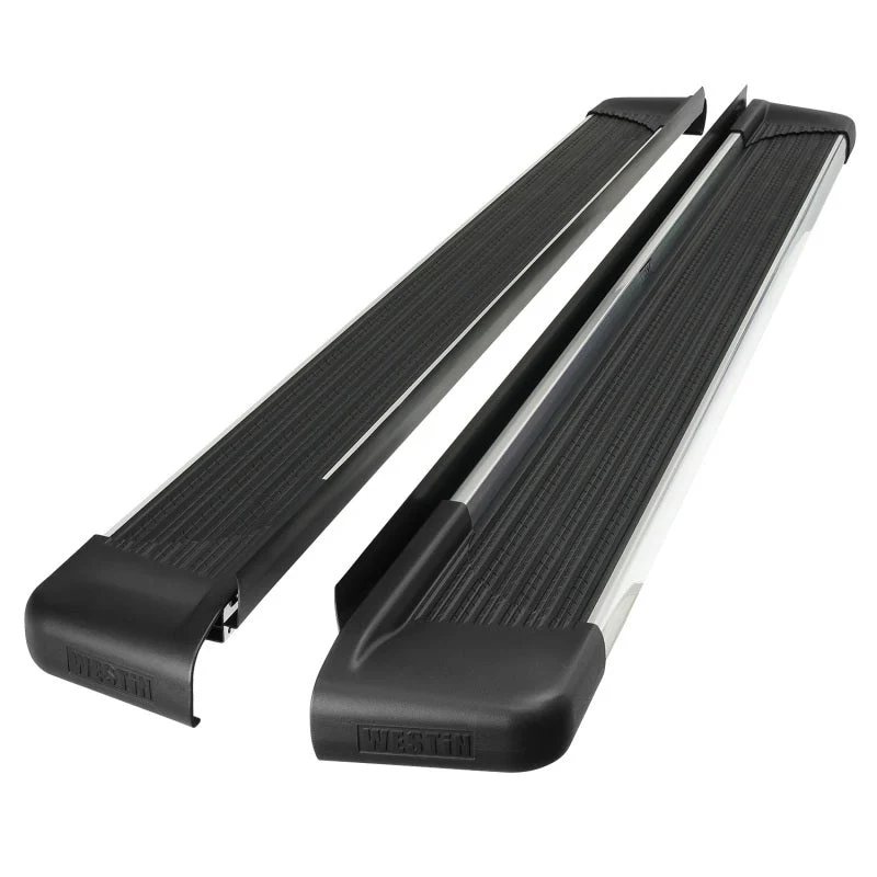 Westin Polished Aluminum Running Board 83 inches SG6 Running Boards - Polished