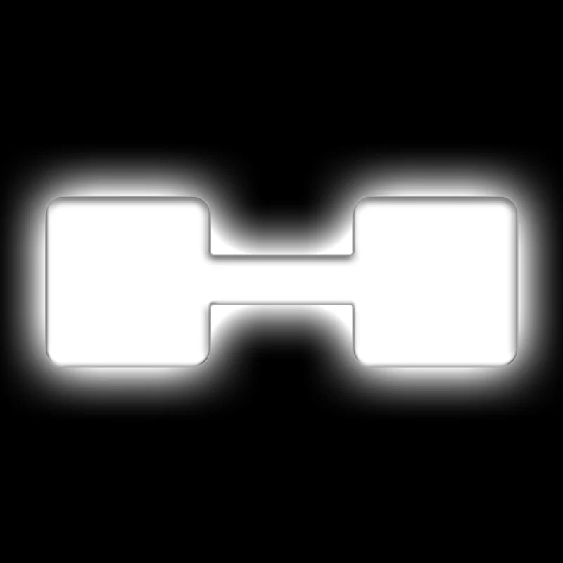 ORACLE Lighting Universal Illuminated LED Letter Badges - Matte Wht Surface Finish - H