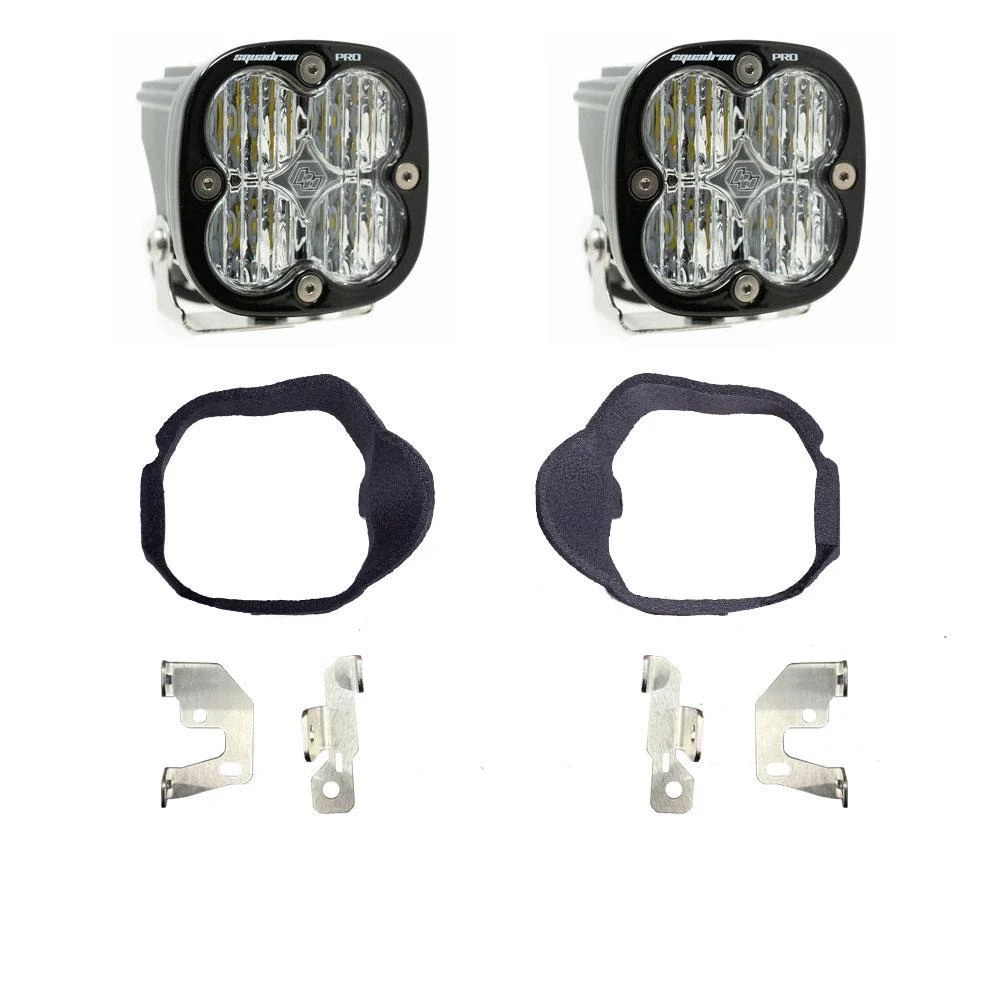 Mercedes Squadron Pro Fog Pocket Light Kit For Mercedes 2014-2018 Sprinter Van (Clear) Baja Designs