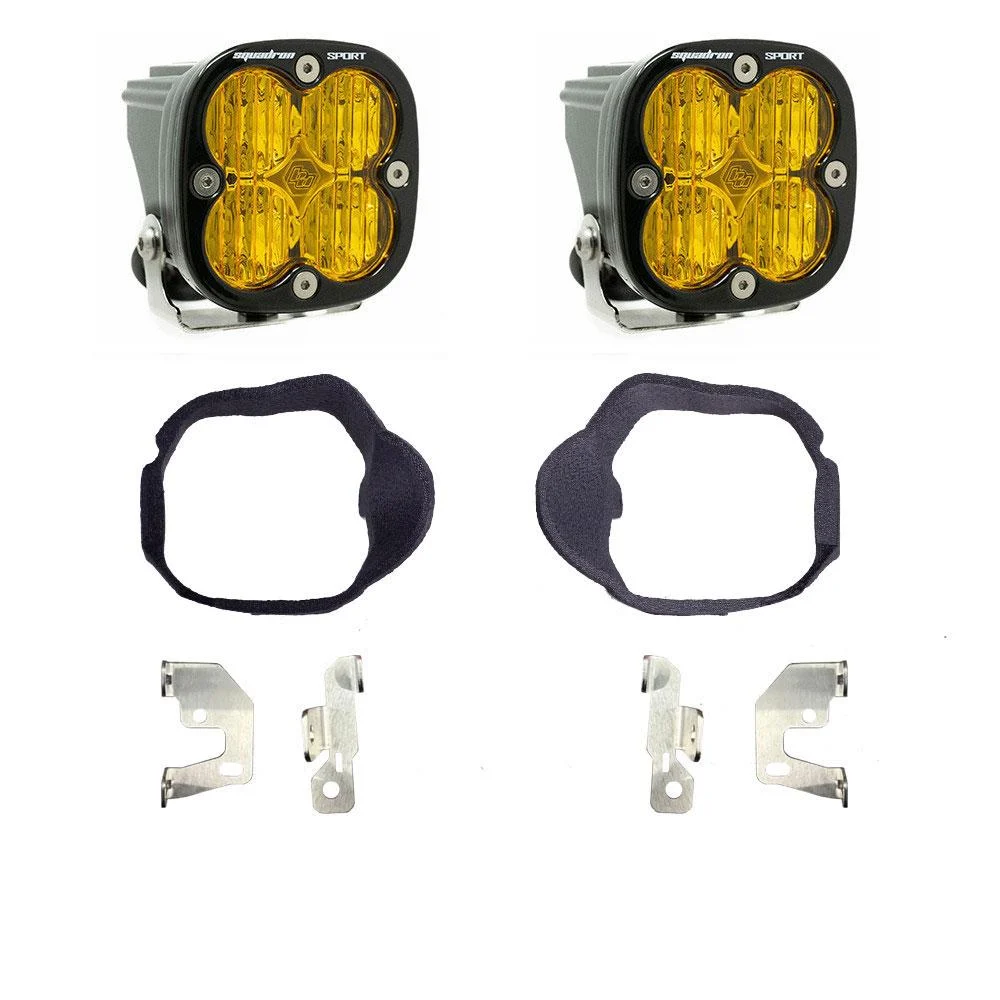 Mercedes Squadron Sport Fog Pocket Light Kit For Mercedes 2014-2018 Sprinter Van (Baja Amber) Baja Designs