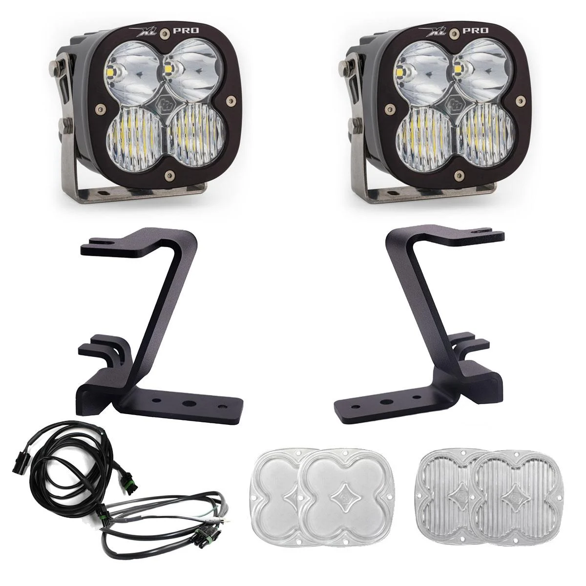 XL Pro A-Pillar Kit 2023-On Ford F-250/350 Super Duty Driving/Combo Clear Toggle Wiring