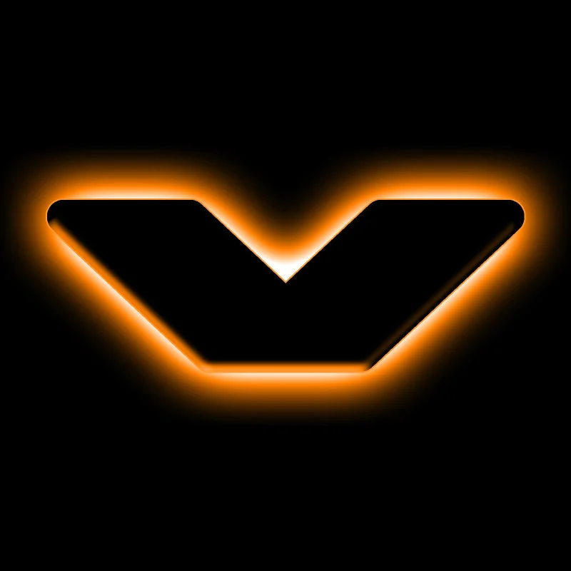 ORACLE Lighting Universal Illuminated LED Letter Badges - Matte Blk Surface Finish - V