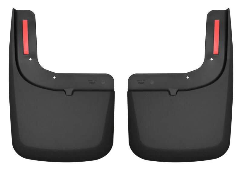 Husky Liners 2017 Ford F-250 / F-350 Super Duty Black Front Mud Guards (w/Flares)