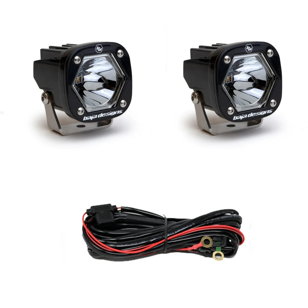 S1 Black Laser Auxiliary Light Pod Pair - 138389