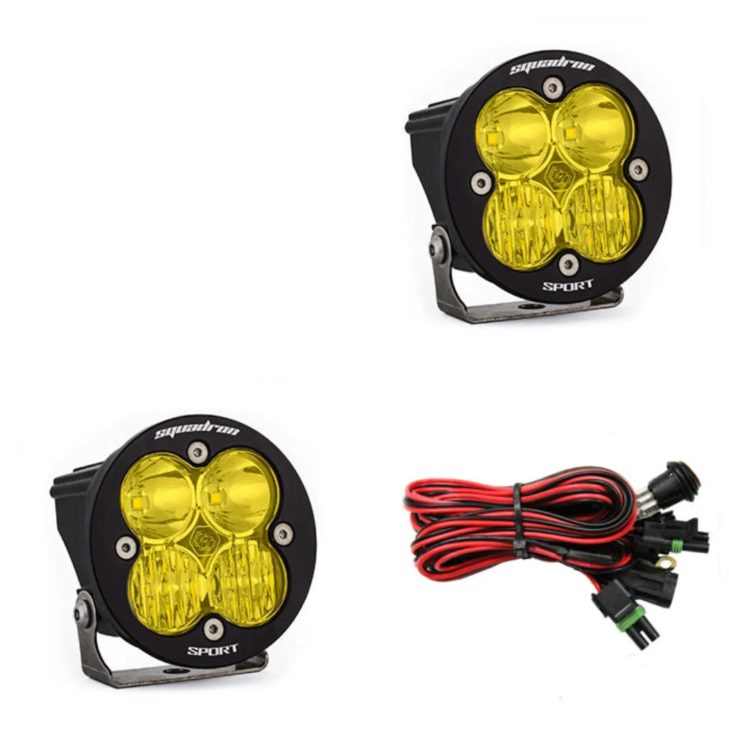 Baja Designs Squadron-R Sport, Pair Driving/Combo, Amber - 132208