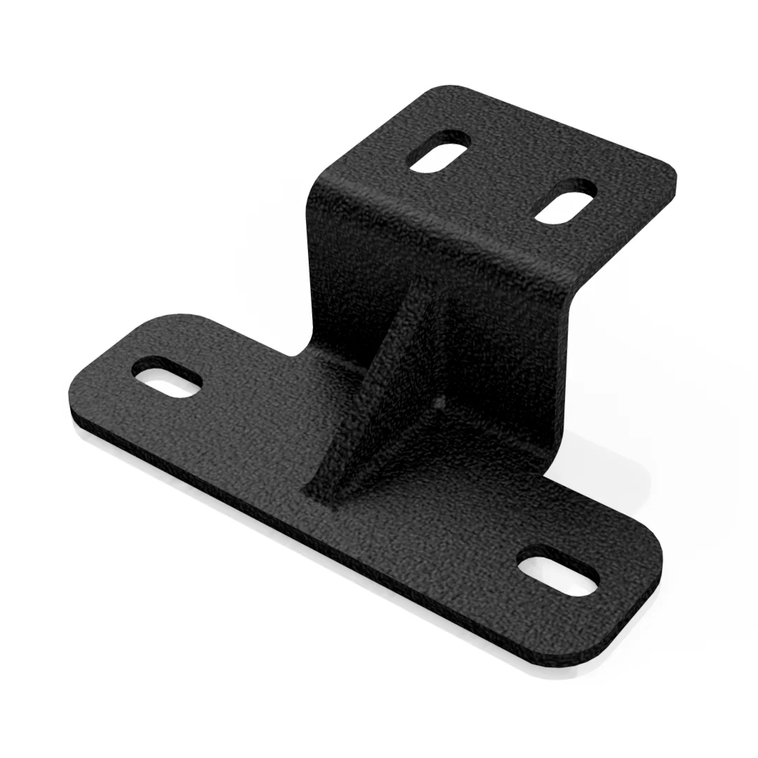 Leer Mounting Feet Black Powdercoat Sold as Pair Prinsu