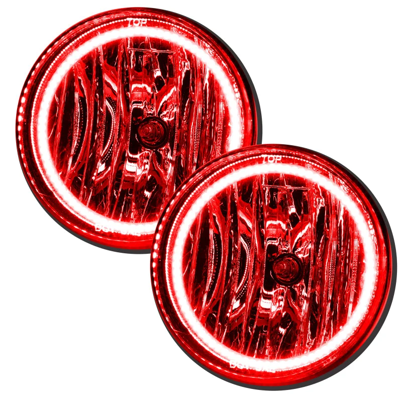Oracle Lighting 07-14 GMC Sierra Pre-Assembled LED Halo Fog Lights -Red