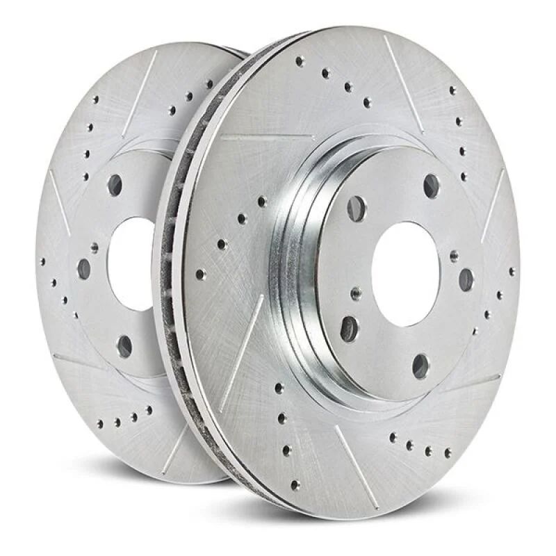 Power Stop 23-24 Toyota Sequoia Front Drilled & Slotted Rotor (Pair)