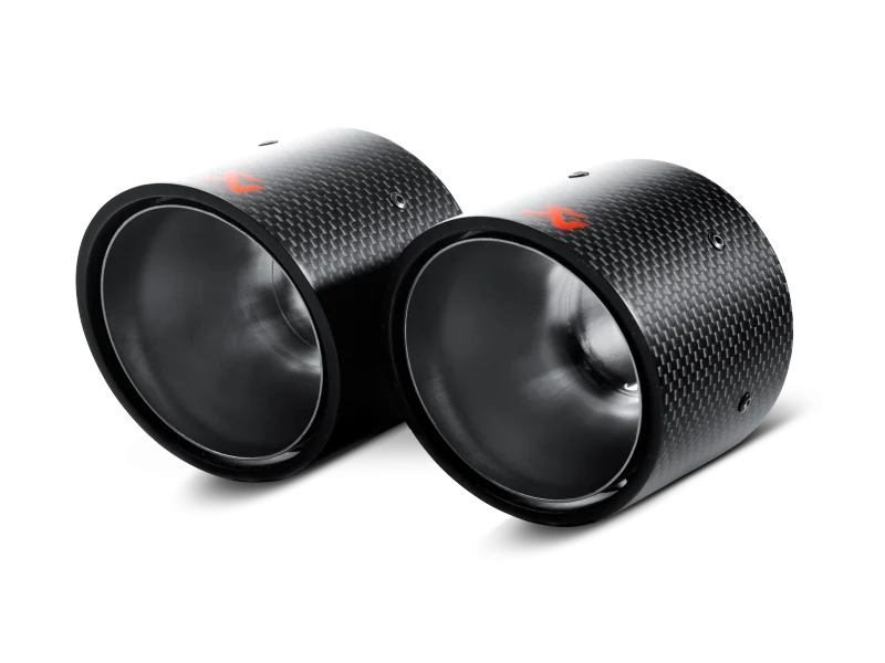 Akrapovic 07-14 MINI Cooper S (R56) / Cooper S Cabrio (R57) Tail Pipe Set (Carbon)