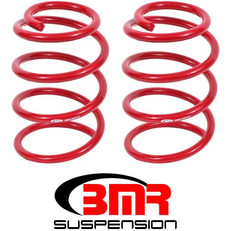 BMR 07-14 Shelby GT500 Front Performance Version Lowering Springs - Red