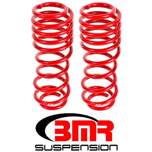 BMR 07-14 Shelby GT500 Rear Handling Version Lowering Springs - Red