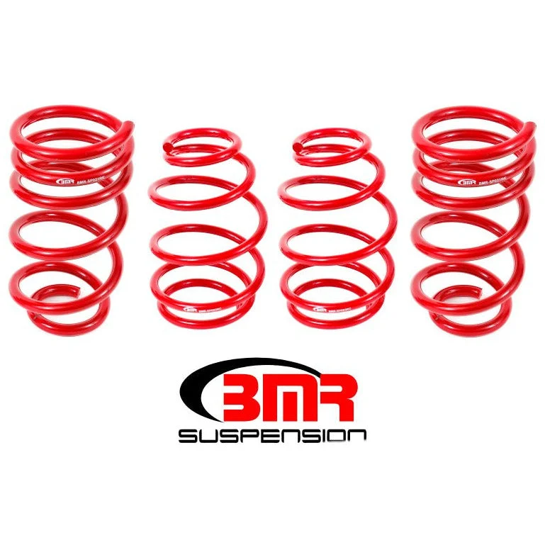 BMR 10-15 5th Gen Camaro V8 Lowering Spring Kit (Set Of 4 Front) - Red
