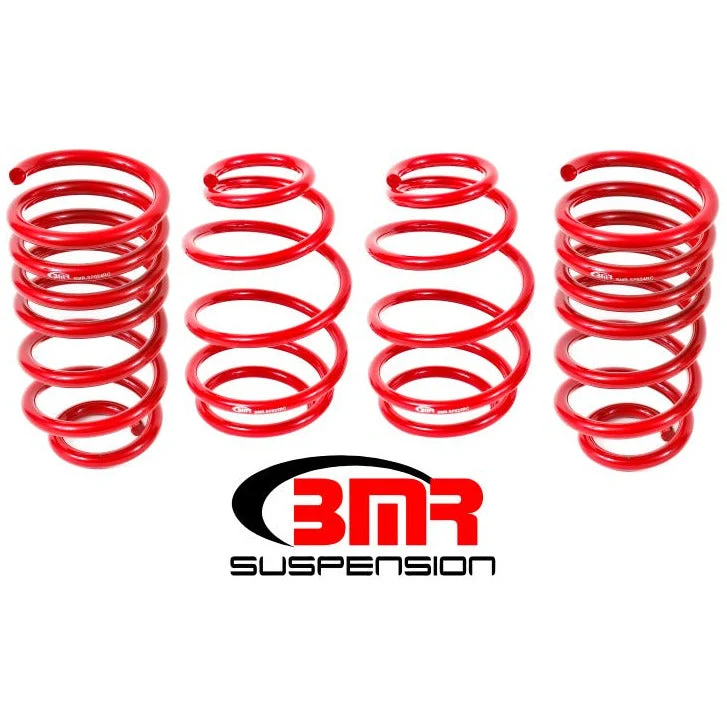 BMR 10-15 5th Gen Camaro V8 Lowering Spring Kit (Set Of 4) - Red