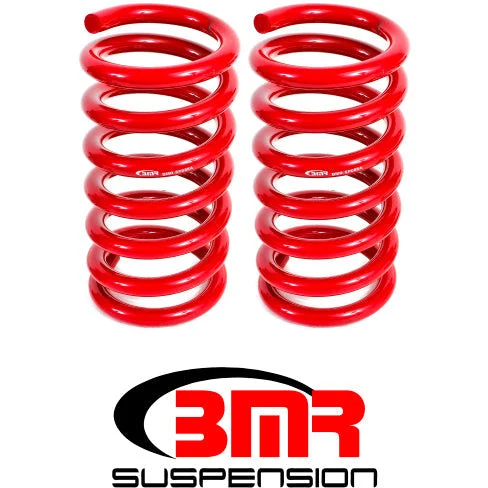 BMR 15-17 S550 Mustang Rear Drag Version Lowering Springs - Red