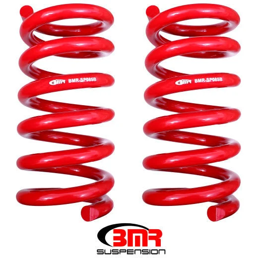 BMR 15-17 S550 Mustang Rear Handling Version Lowering Springs - Red