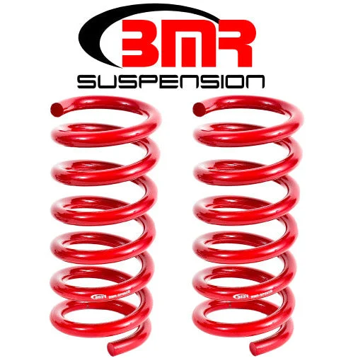 BMR 15-17 S550 Mustang Rear Performance Version Lowering Springs - Red