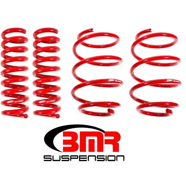 BMR 16-17 6th Gen Camaro V8 Performance Version Lowering Springs (Set Of 4) - Red