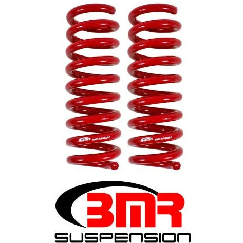 BMR 16-17 6th Gen Camaro V8 Rear Performance Version Lowering Springs - Red