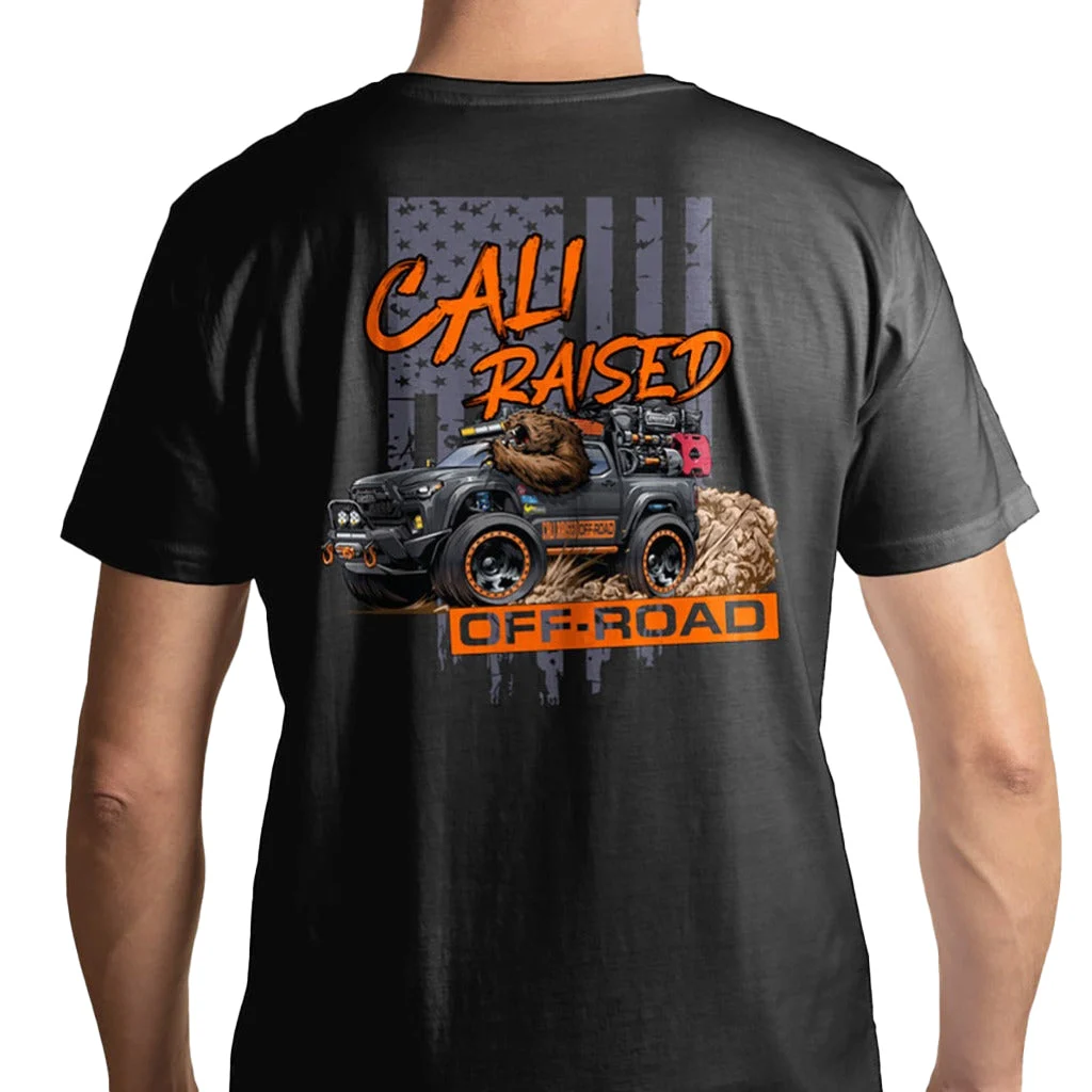 Mens Cali Raised Offroad T-Shirt Tacoma Design 22