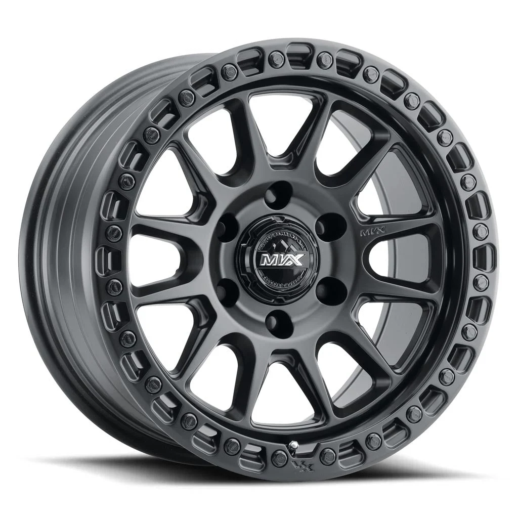 MVX Offroad VX12 18X9 with 6X139.7 -12 Matte Black - 89065512 VX12MBLK