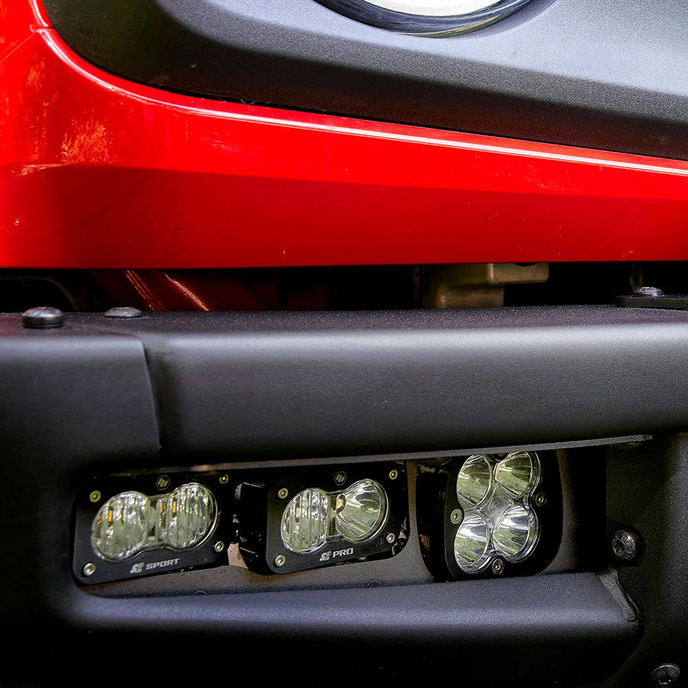 Ford Squadron Pro/Dual S2 Sport Steel Bumper Fog Pocket Light Kit - Ford 2021-22 Bronco; Steel Bumper