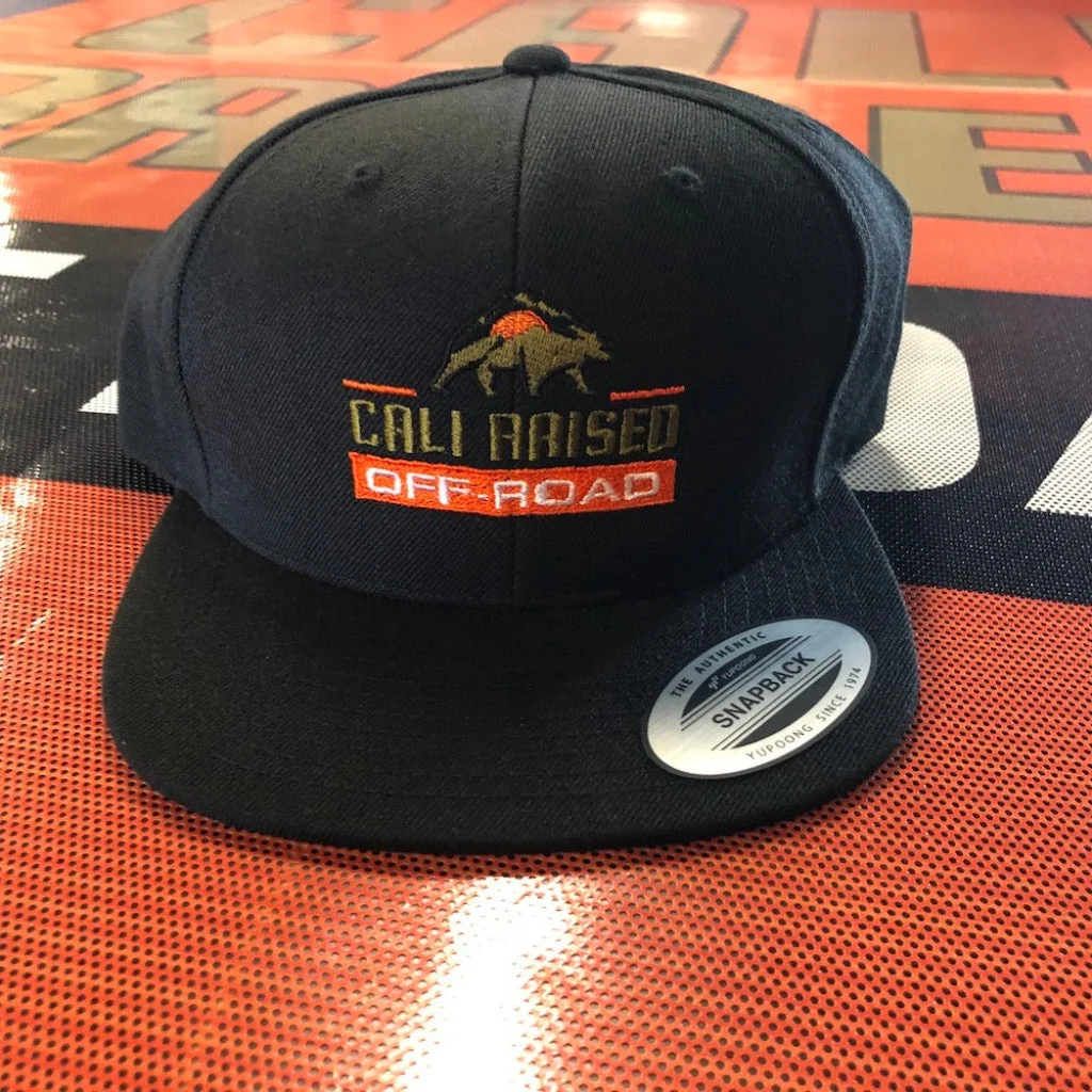 SnapBack Cali Raised Offroad Hat with adjustable strap