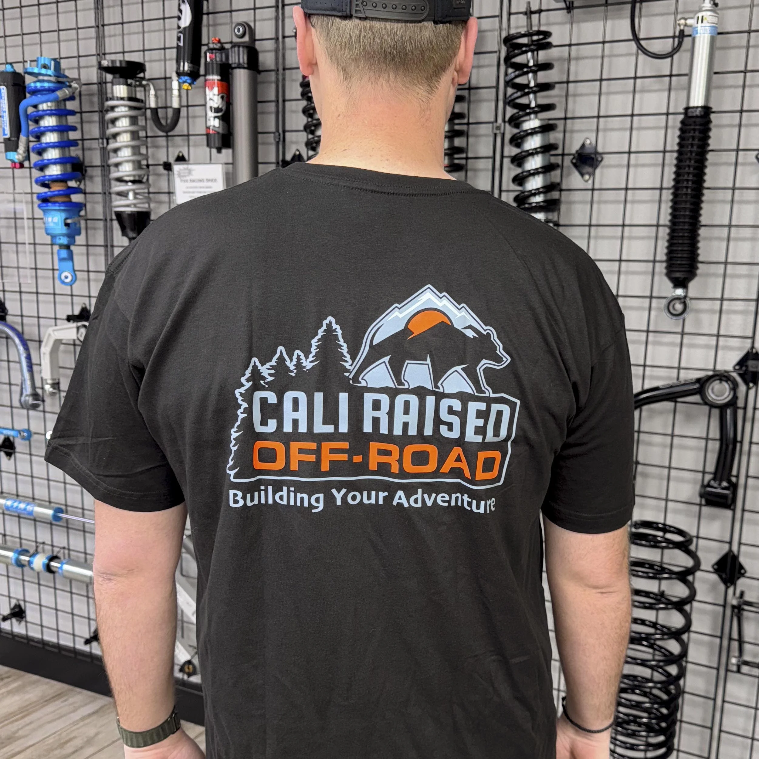 Mens Cali Raised Offroad T-Shirt Logo Only Design 20