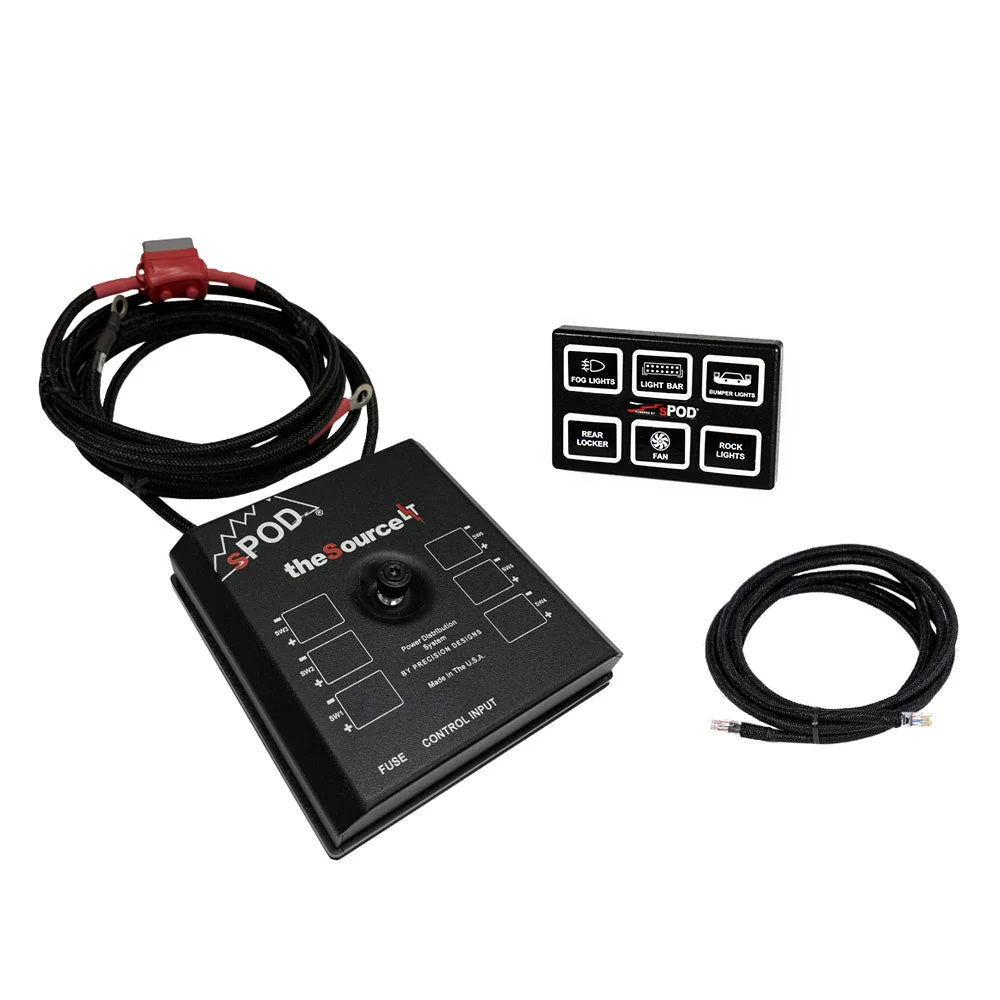 SourceLT w/ Mini6 for Universal w/ Battery Cables sPOD