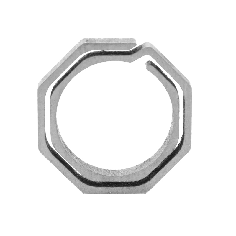 Meso Customs Titanium Octo Key Ring - TIKEYRING-HEX
