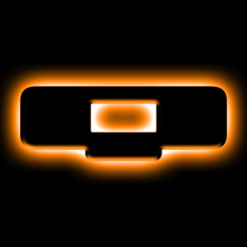 ORACLE Lighting Universal Illuminated LED Letter Badges - Matte Blk Surface Finish - Q