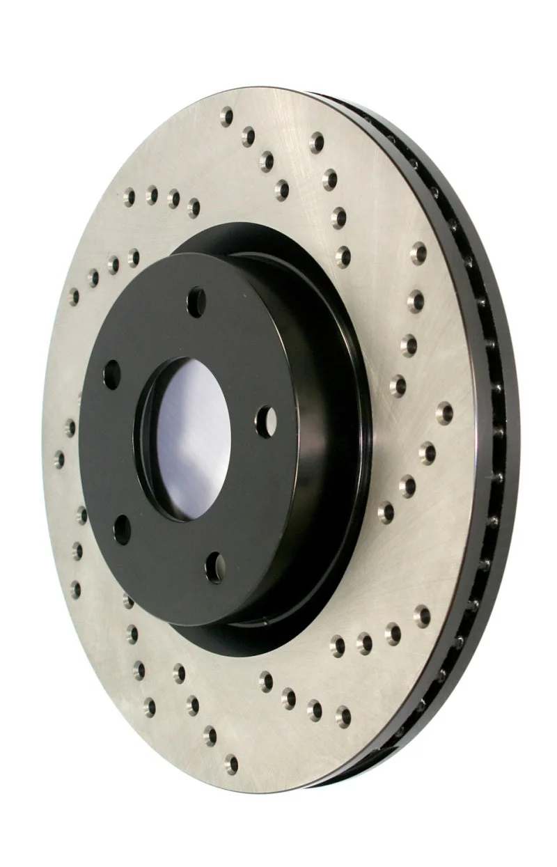 StopTech 07-19 Land Cruiser, LX570, Sequoia, Tundra SportStop Cryo Sport Drilled Rotor, Front Left