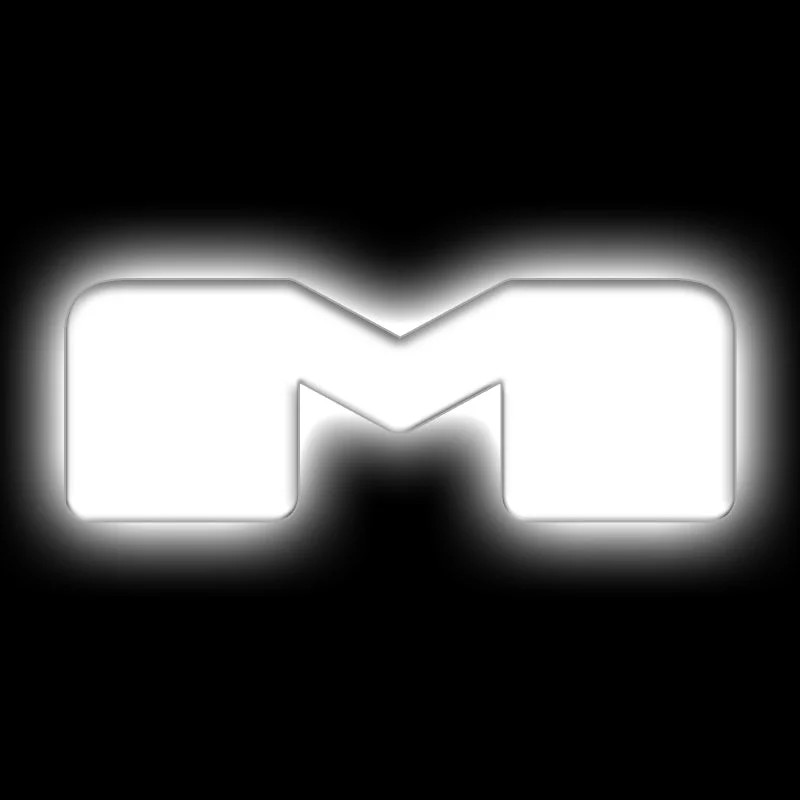 ORACLE Lighting Universal Illuminated LED Letter Badges - Matte Wht Surface Finish - M